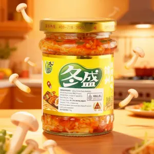 Dongsheng Jamur Enoki Kaleng Rasa BBQ HALAL Pengiriman Langsung Hari Ini Ready Stock Persediaan Cukup