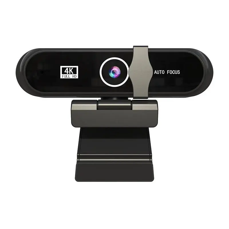 2K 4K UHD Auto Focus Computer Webcam, USB Plug & Play Webcam with Microphone & Privacy Slide Cover, 360° Rotatable Camera for PC Laptop, Home Office 0