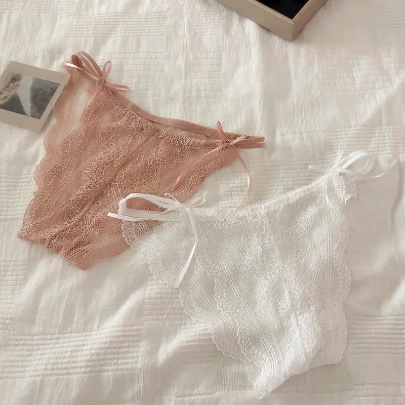 Combo 10 quần lót Nữ ren sexy, mêm mại dây 2 bên khuyết eo 2824 3