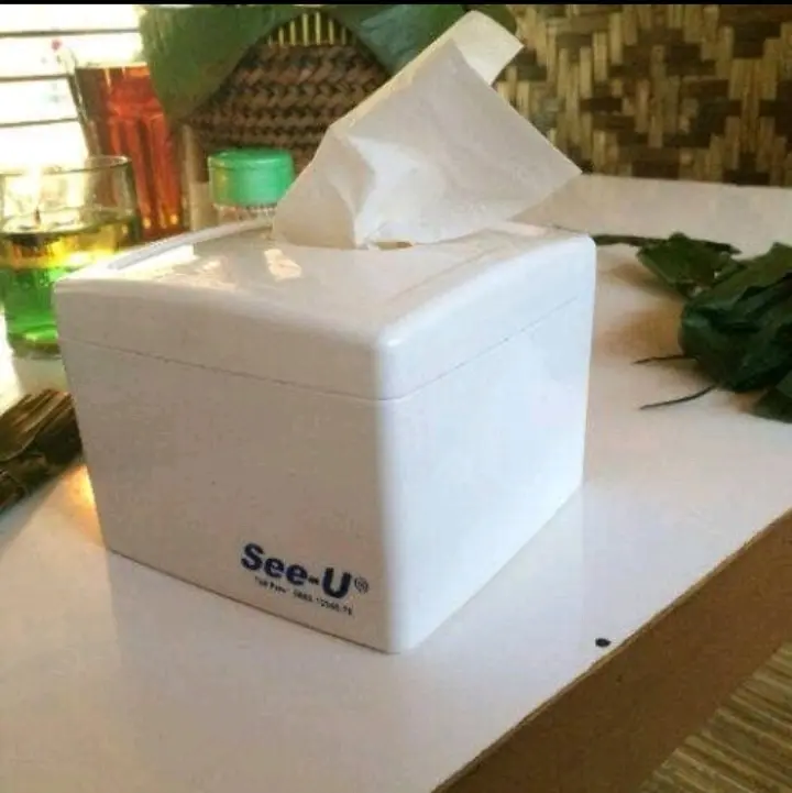 [Original] See-U Dispenser Tissue Pop Up Meja (Tempat Tisu Kecil)