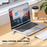 Gambar LENYES AX113 OTG Adapter USB To Type C Connector Converter Data Plug & Play dari LENYES INDONESIA Kota Administrasi Jakarta Pusat 4 Tokopedia