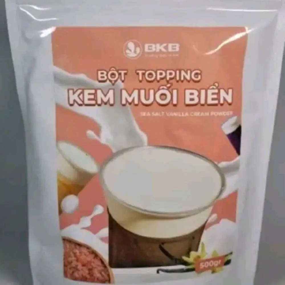 500g bôt kem muối làm cafe muối.