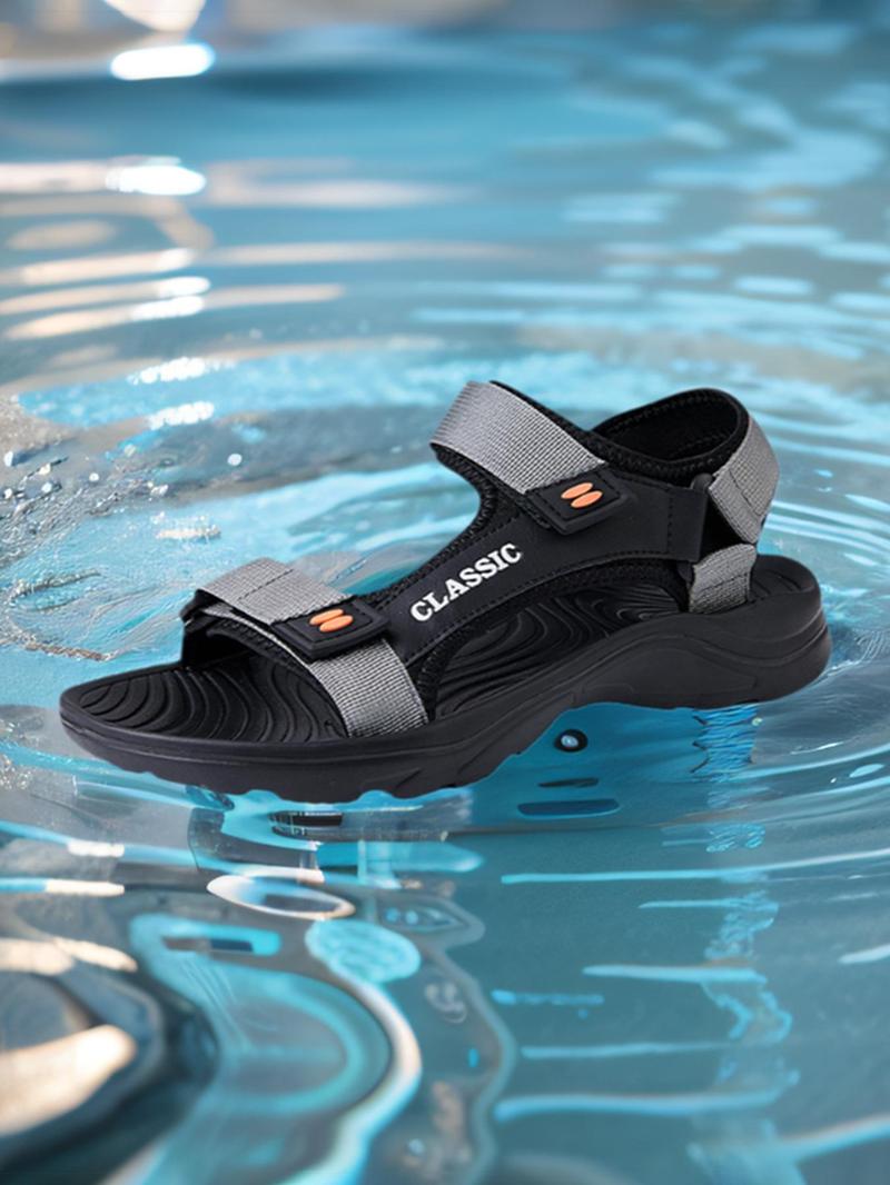 Product Introduction of Men's Adjustable Strap Beach Sandals, Casual Comfortable Breathable Sandals for Summer, Non-slip Sports Sandals for Outdoor Hiking 1