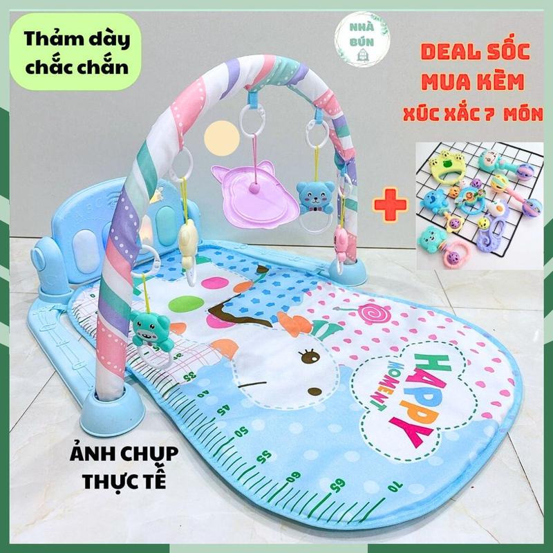 Đồ Chơi Thảm Nhạc Cho Bé Cho Bé Sơ Sinh Giúp Kích Thích Trí Não Và Thị Giác Cực Kì Hay A27 Kệ Chữ A Răng