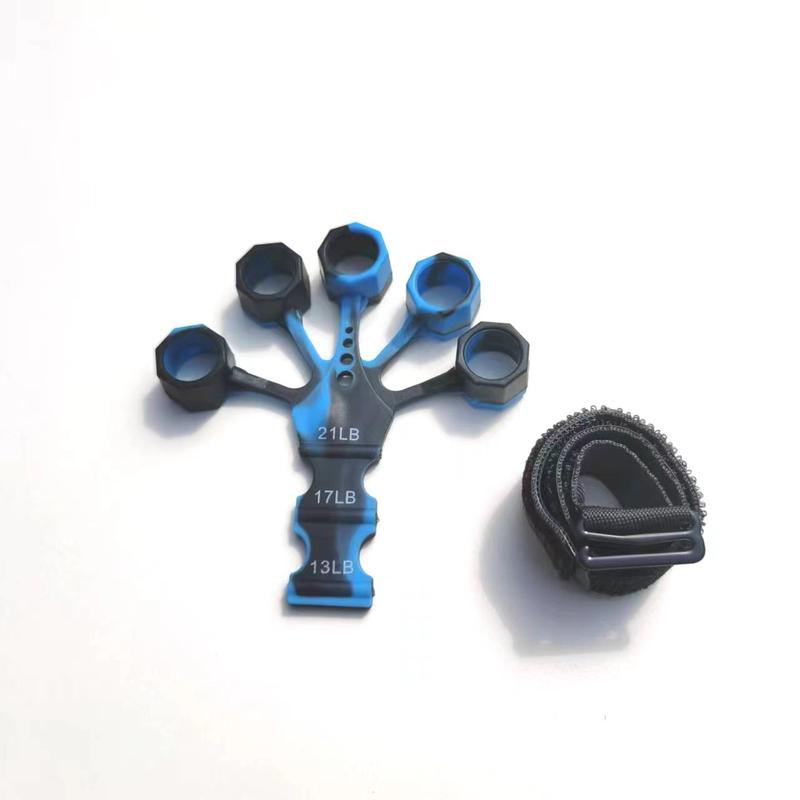 Product Introduction of Silicone 5 Finger Finger Trainer Wrist Chest Expander Shooting Brace Shooting Basketball Training Auxiliary Grip 7