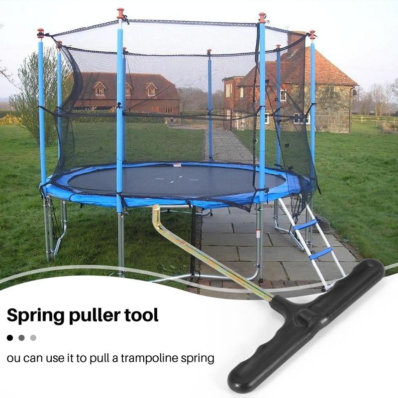 Trampoline Spring Pull Tool T-Hook Spring Puller Tool to Pull a Trampoline Spring 2
