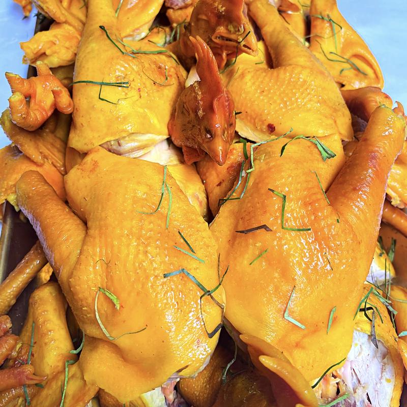  Bán Lẻ Giá Sỉ Lô Hàng Lễ Combo 2 Con Gà Ri Ủ Muối Kèm Mắm Tắc Bà Trùm Wongnai   mã ko đầu ko chân   Food Thức Ăn 