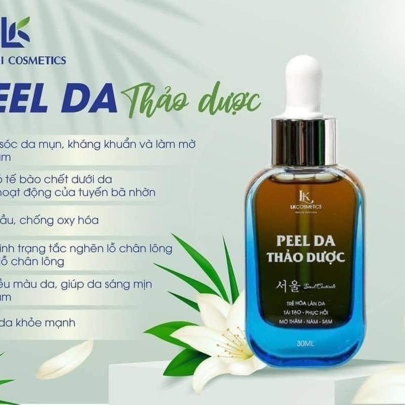 peel da thảo dược làm mờ thâm cạm nám