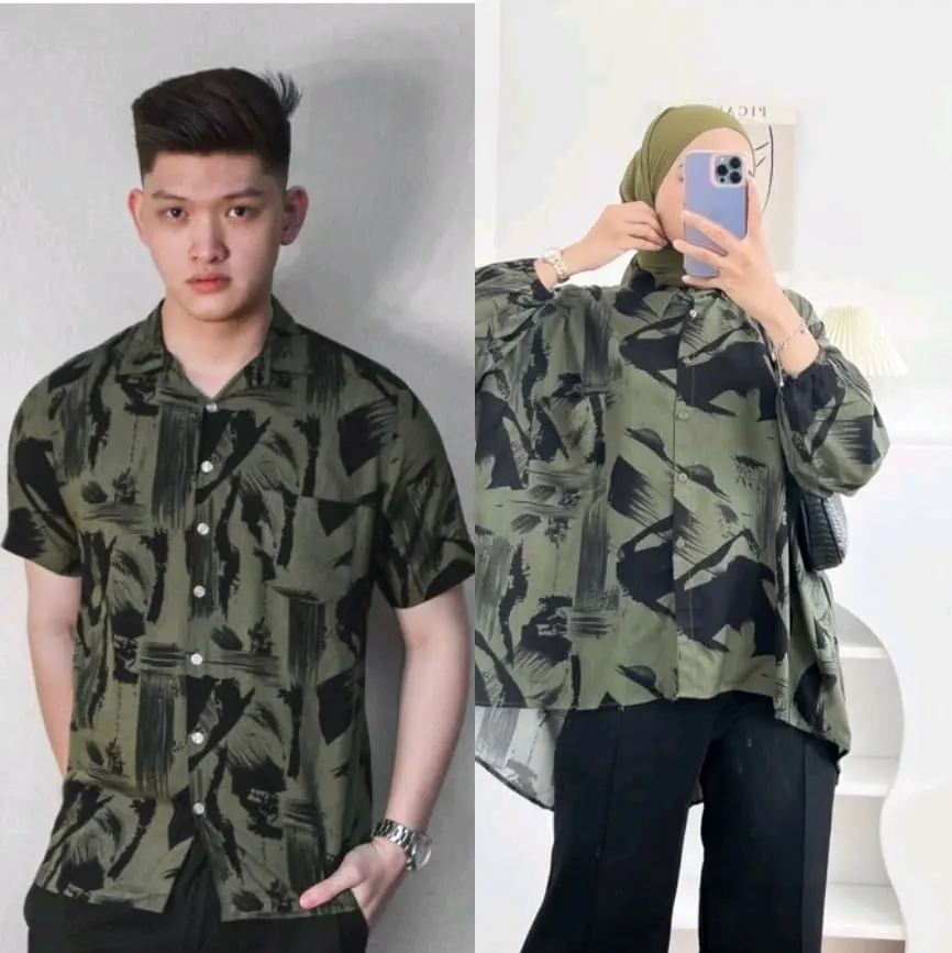 kemeja couple // kemeja Hawaii // kemeja motif // kemeja unisex