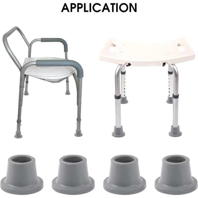 8pcs/set Rubber Foot Covers Slip Caps with Wide Stand Area Slip ...