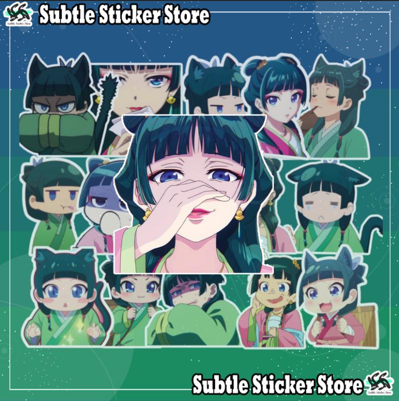 [Dược sư tự sự] - Set 10/15 Sticker Mao Mao/ Miêu Miêu/MaoMao anime/manga Kusuriya no Hitorigoto/dược sư tự sự hình dán trang trí điện thoại,lap top siêu đẹp chống nước chống xước