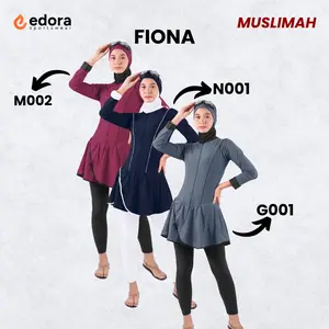 [COD] Baju Renang Muslimah Baju Renang Wanita Edorasport Original Fiona Swimwear
