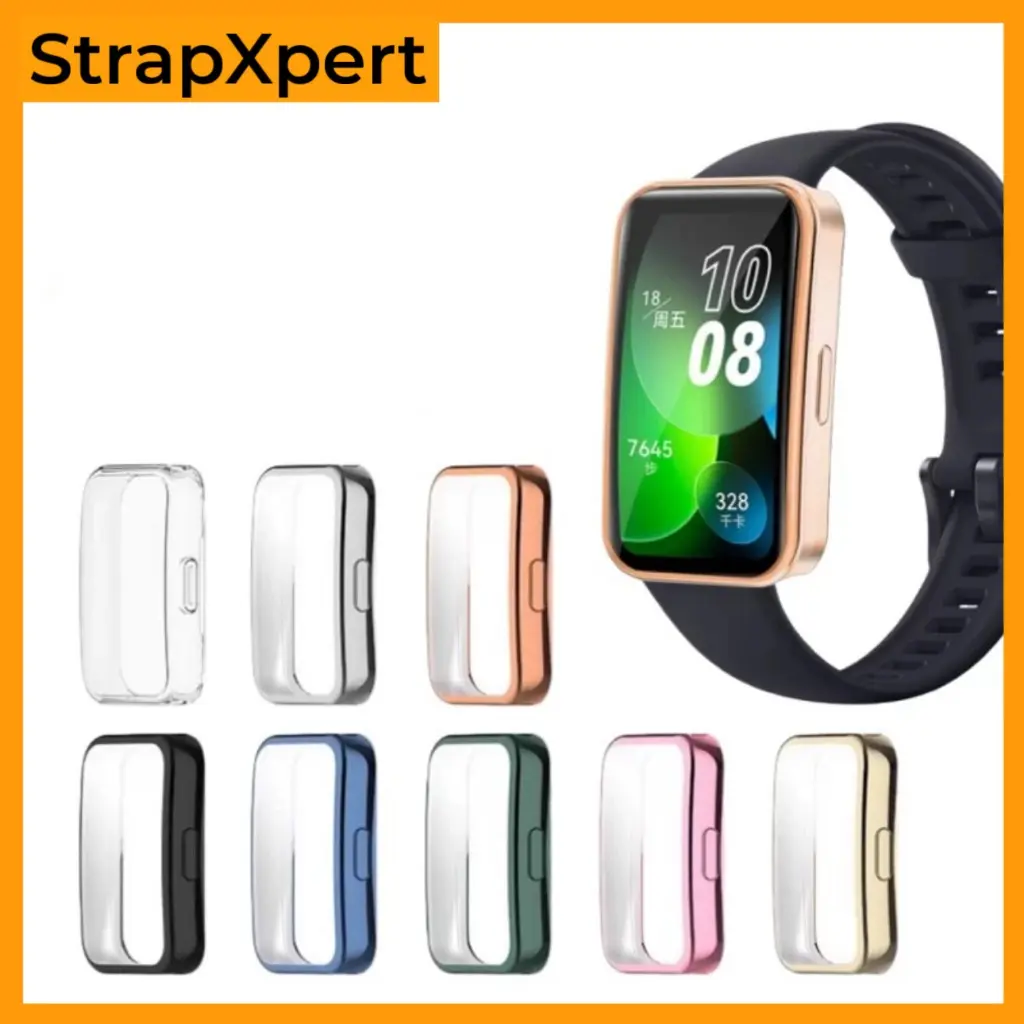 Soft Case Layar for Huawei Band 11/11Pro 8/9/10 Bumper Screen Anti Crack Hematacc Jam Tangan Pelindung Smartwatch Accessories Sporty Rubber