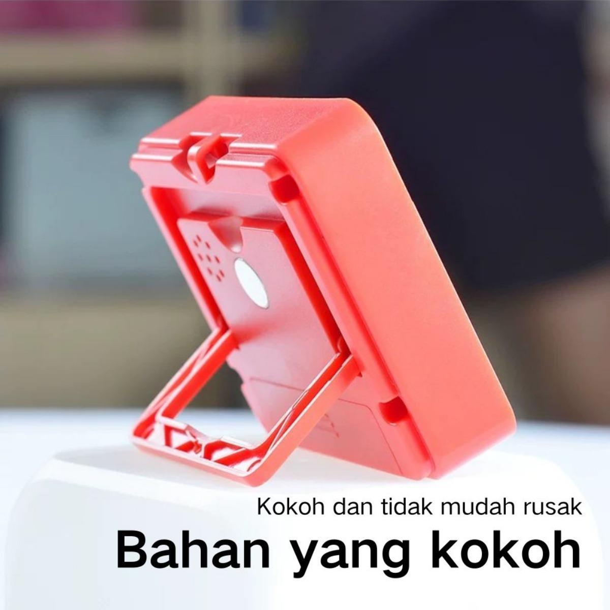 Timer Digital Multifungsi dengan Magnet, Klip & Display Backlight - Stopwatch, Countdown, Alarm, Snooze - Untuk Belajar, Dapur, Olahraga, Travelling