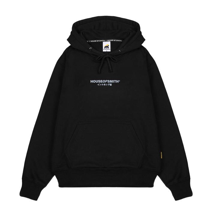 Gambar House of Smith Jpn Type Black Hoodie - Sweater Hoodie Pria dari HOUSE OF SMITH Kab. Bandung Tokopedia