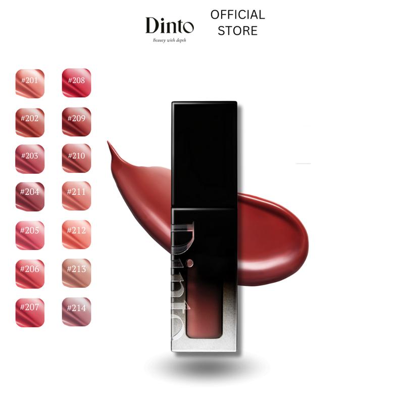 [KOC] Son Tint Bóng Thuần Chay DINTO Blur-Glowy Lip Tint 15 Màu, Siêu Lì Bám Môi Chống Trôi