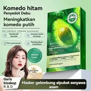 COD Avocado Tender Facial Sheet Mask Acne Masker Komedo Masker Jerawat Masker Acne Maskeran Perawatan Masker Wajah