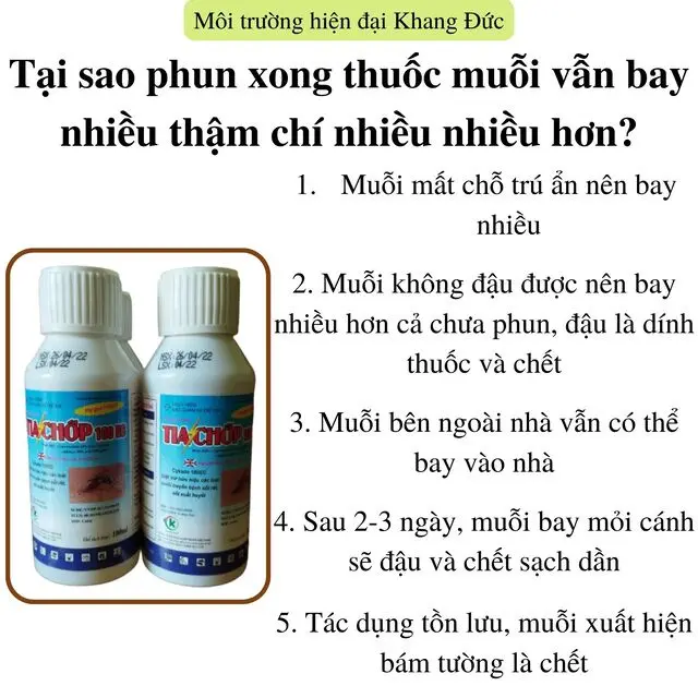 Thuốc Diệt Muỗi Tia Chớp 100EC Hiệu Suất Cao Hơn 1,5 lần Nguyên Liệu Nhập Anh Hạ Gục Nhanh Phun Xịt Hiệu Quả 6