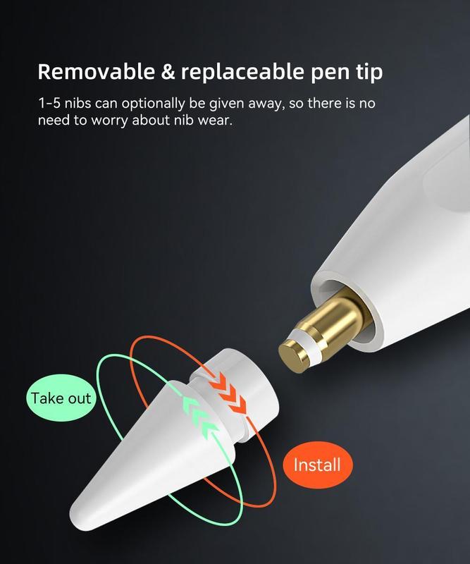 Product Introduction of Bút chì dành cho iPad, với khả năng từ chối lòng bàn tay, độ nghiêng, dành cho Apple Pencil 2, 1 Bút cảm ứng, iPad Pro 11, 12,9, Air 4 / 5, 7 / 8 / 9 / 10, mini 5, 6, 2018-2022 36
