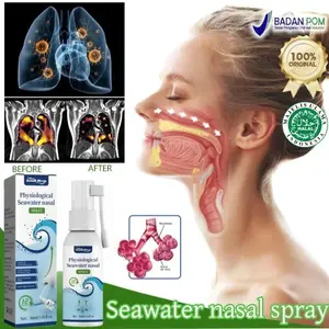 Nasal Spray 30ml Semprotan Hidung Obat Polip Hidung Air laut fisiologis Rhintis Spray Obat Sinus Spray Sinusitis Nasal alat terapi Sinus Sinusitis Rhinitis Hidung Pilek Anti Sakit Kepala Hidung Tersumbat Mampet Nasal Fluid