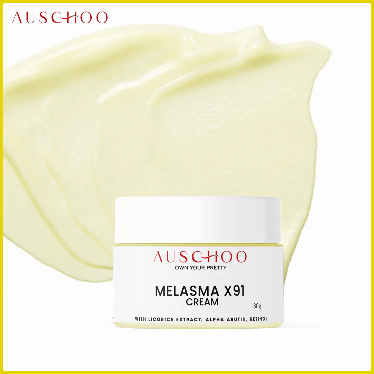 mờ thâm  Auschoo Melasma X91 Mờ thâm mụn sáng da Ngừa lão hóa Tăng độ đàn hồi cho da 30g kem trị