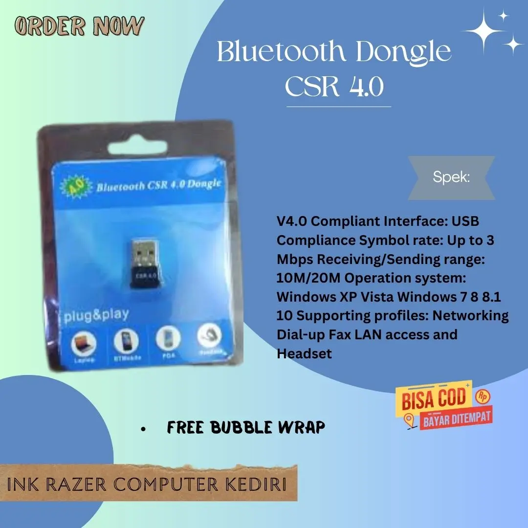 USB Bluetooth 4.0 CSR Dongle