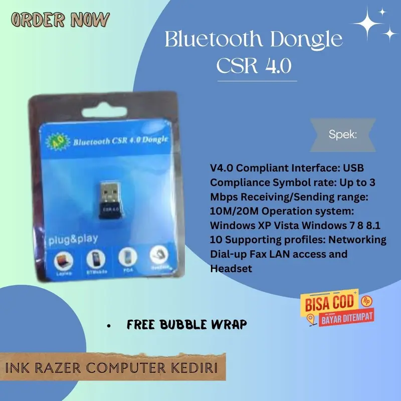 USB Bluetooth 4.0 CSR Dongle 0