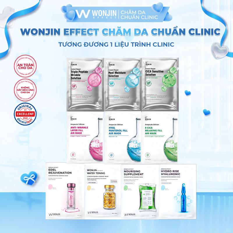 [WonJin x Võ Hà Linh] Combo 10 Mặt Nạ MIX Đủ Bộ Giúp Dưỡng Da Chuyên Sâu WonJin Mask 30g/27g