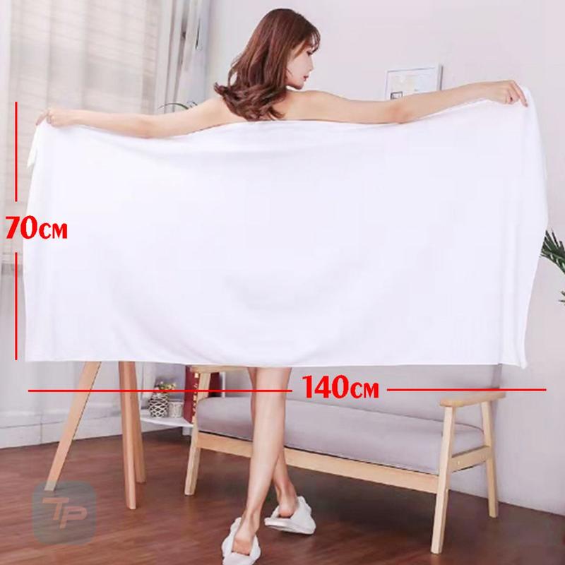 HỘP 10 VIÊN KHĂN TẮM NÉN [70cm x 140cm] - Khăn tắm viên nén du lịch tiện lợi. 5