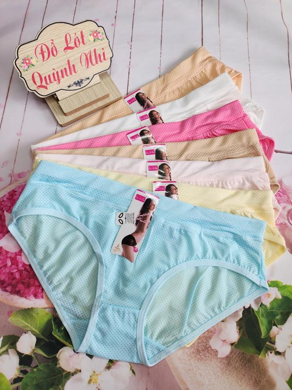Combo 5 Và 10 Quần Lót Nữ Big Size Thông Hơi Co Giản Thoáng Mát Thấm Hút Mồ Hôi Size : 60-75 Kg Mã 811