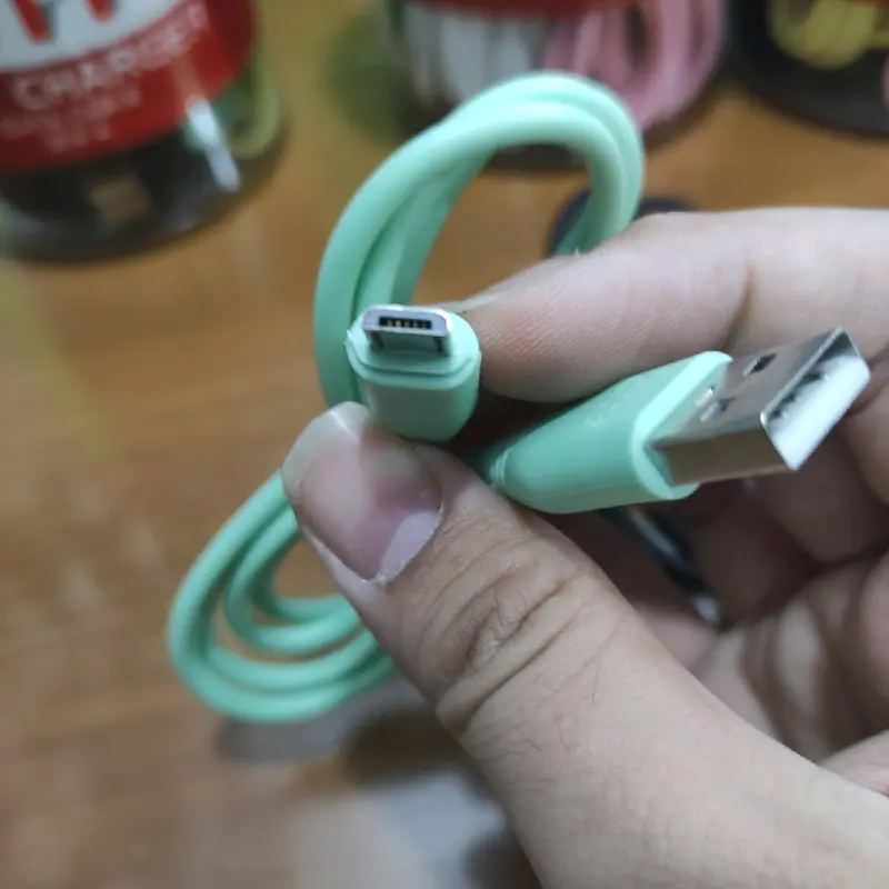[DAPAT 15 PCS] FREE TOPLES KABEL DATA CAS WARNA CAMPUR android Aksesoris Charger Handphone Panjang 5