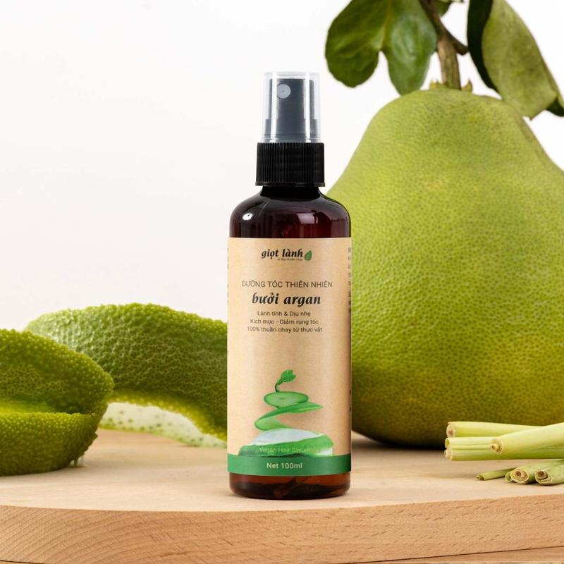 Xịt bưởi mọc tóc, xịt dưỡng tóc giúp hỗ trợ mọc, giảm gãy rụng Giọt Lành 100ml