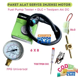 SET FPG UNIVERSAL Fuel Pressure Gauge Alat Cek Pengukur Tekanan Pompa Bensin  Motor Injeksi FuelPumpTester Motorcare