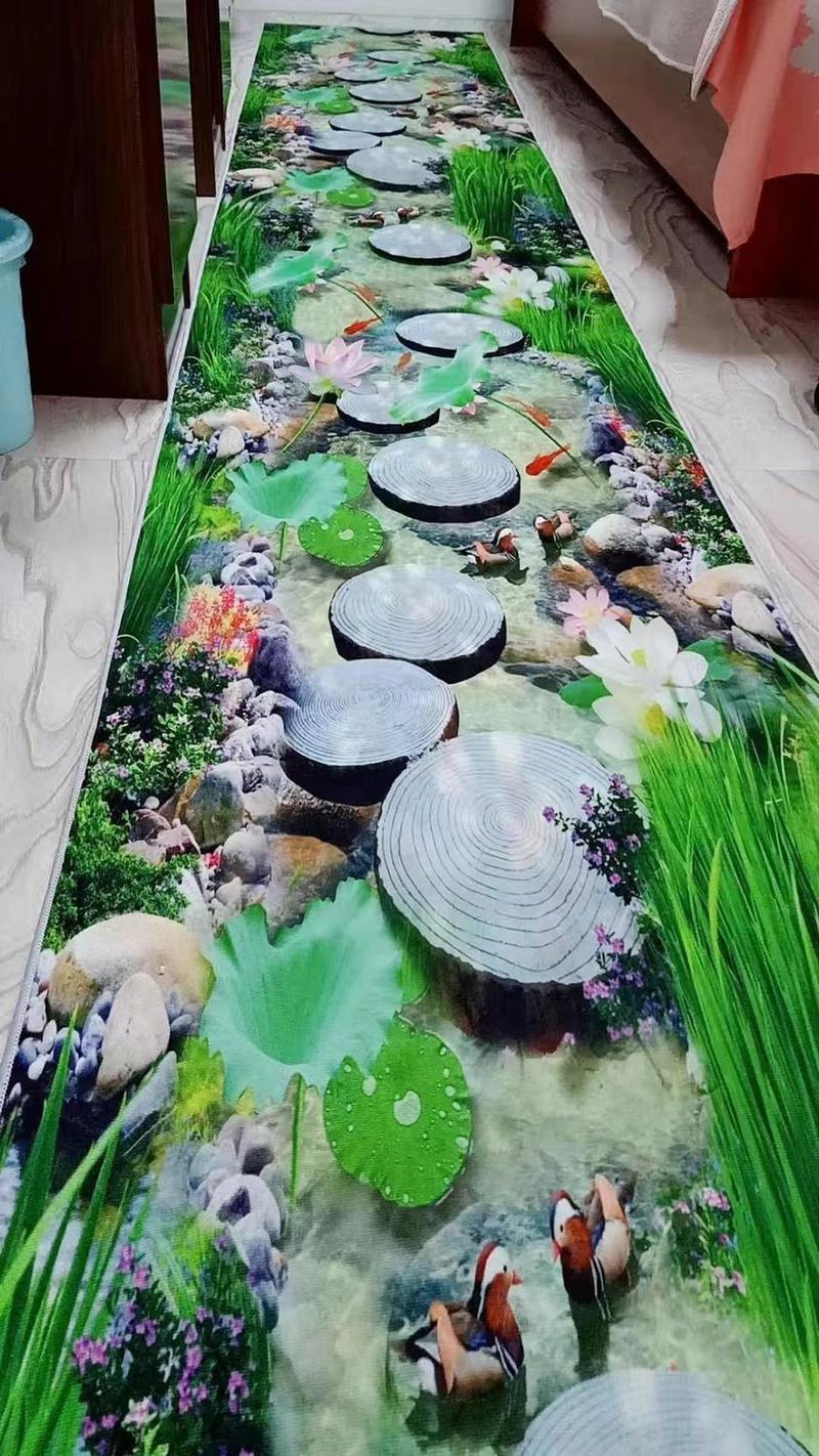 Product Introduction of Floor Mat Door Mat Home Living Room Bedroom Full Bedside Carpet Hallway Corridor Kitchen Absorbent Non-Slip Floor Mat 16