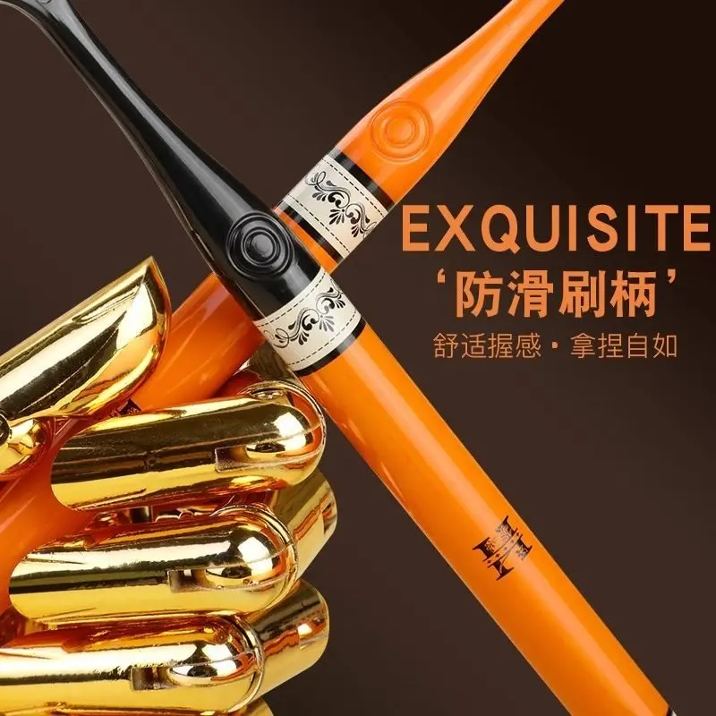 Bàn chải đánh răng Tặng Bộ 6 hộ gia đình lông mềm siêu mịn di động du lịch dành cho người lớn đầu rộng Bàn chải đánh răng lông mềm cao cấp