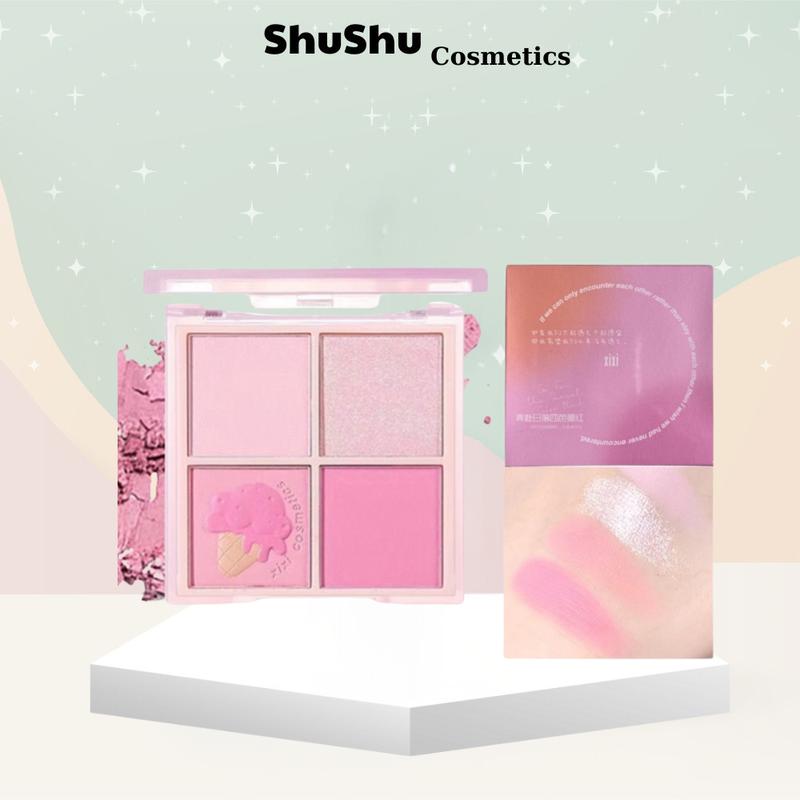 Phấn Má Hồng XIXI Tông Lì Và Nhũ Tạo Khối Trang Điểm Sáng Da Chống Nước Lâu Trôi  Mỹ Phẩm SHUSHU COSMETICS