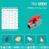 Gambar UNNU PVC Ball Valve - PVBV01 1" dari UNNU.official Kab. Gresik 3 Tokopedia