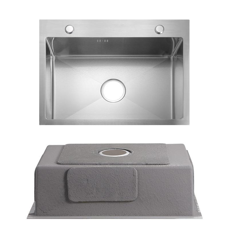 Product Introduction of [Chậu inox 90x50] Chậu Rửa Bát 1 hố kích thước lớn 90x50cm 6