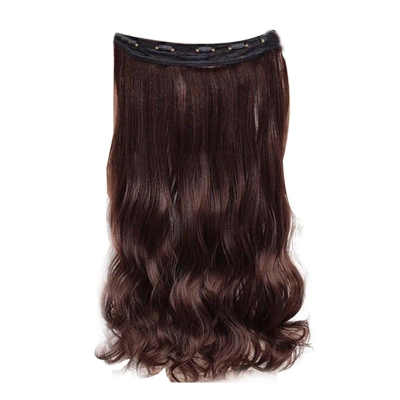 Product Introduction of Dark Brown Large Wave Fashionable Temperament Wig Curly Hair, Hair Human Brown Curtains Wig X7E1 16