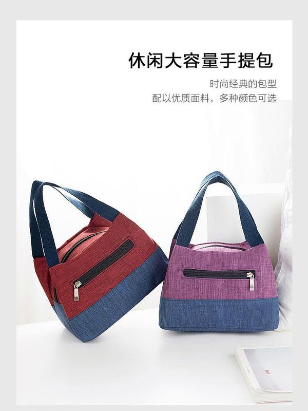 Product Introduction of Túi Nữ, Phong Cách Thường Ngày Vải Oxford Đã Giặt, Túi Ăn Trưa, Túi Messenger Đeo Vai, Túi Vải Bố Nhỏ Túi Xách Mini, Túi Xách Bag 5