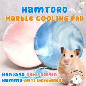 Hamtoro Marble Cooling Pad Mainan Hamster Pendingin Kandang Anti Dehidrasi