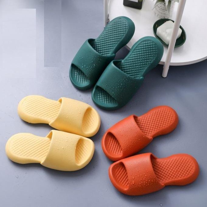 Bouncee Sandal Rumah Anti-Slip Slipper EVA Soft Unisex - Sandal Anti Licin Santai Gaya - sandal rumahan kamar mandi - Sandal Selop pria wanita 0