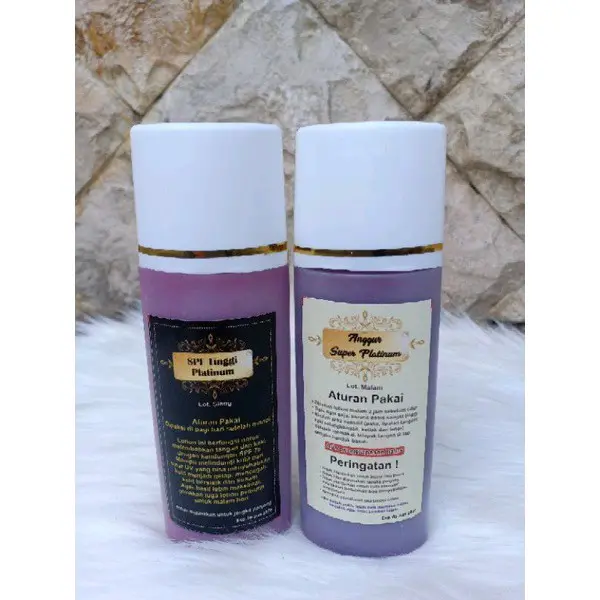 HB PLATINUM ANGGUR ORIGINAL 4X LEBIH MEMUTIHKAN DOSIS STRONG/1PAKET SIANG Lotion 0