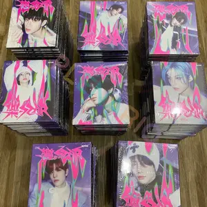 ALBUM STRAY KIDS ROCKSTAR POSTCARD AND HEADLINER VERSION