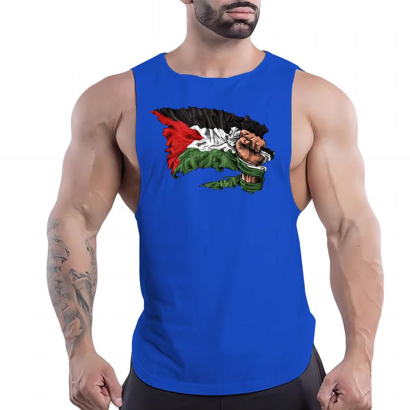 Product Introduction of Breathable Vest Men's Clothing Personality Fashion Casual Summer F Outdoor Basketball Print Sports Sleeveless Shirt Quick Dry 3