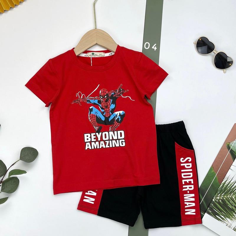 Product Introduction of Hàng Hè: Bộ Cộc Tay Bé Trai In Hình  Siêu Nhân Thương BCTBT2304 Hiệu Litibaby Size 3-10, Dành Cho Bạn Từ 13kg Đến 30kg 0