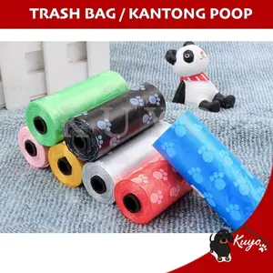 Trash Waste Bag Plastik Kantong Poop Kotoran Anjing Kucing Sampah Pup