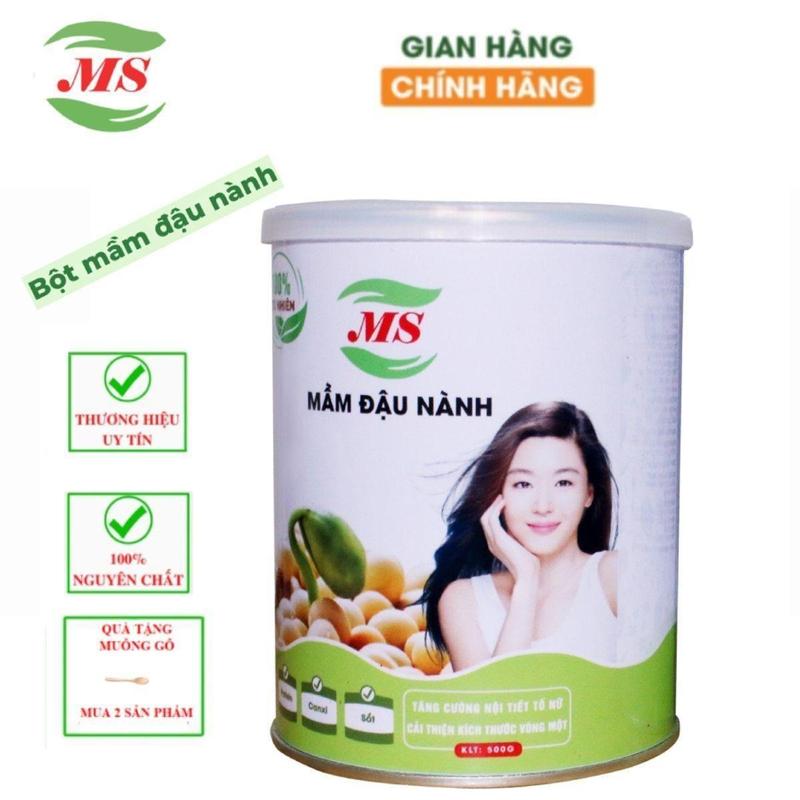 Bột Mầm Đậu Nành Nguyên Xơ MS (500g) - Sản Phẩm Dành Cho Nữ Giới