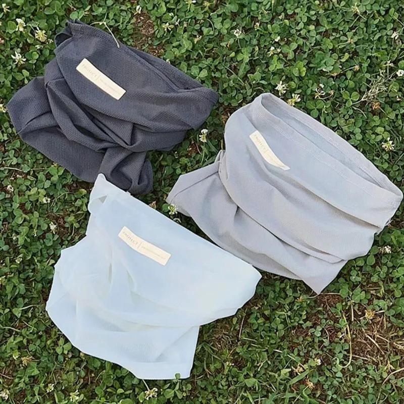 Product Introduction of Khẩu Trang Chống Nắng Lụa Lạnh Mùa Hè, Dành Cho Nam Và Nữ, Khẩu Trang Đi Xe Đạp Ngoài Trời, Màu Trơn Quấn Cổ Chống Tia UV, Khăn Quàng Cổ Khăn Quàng Tai, Thích Hợp Để Chống Nắng Bi 18