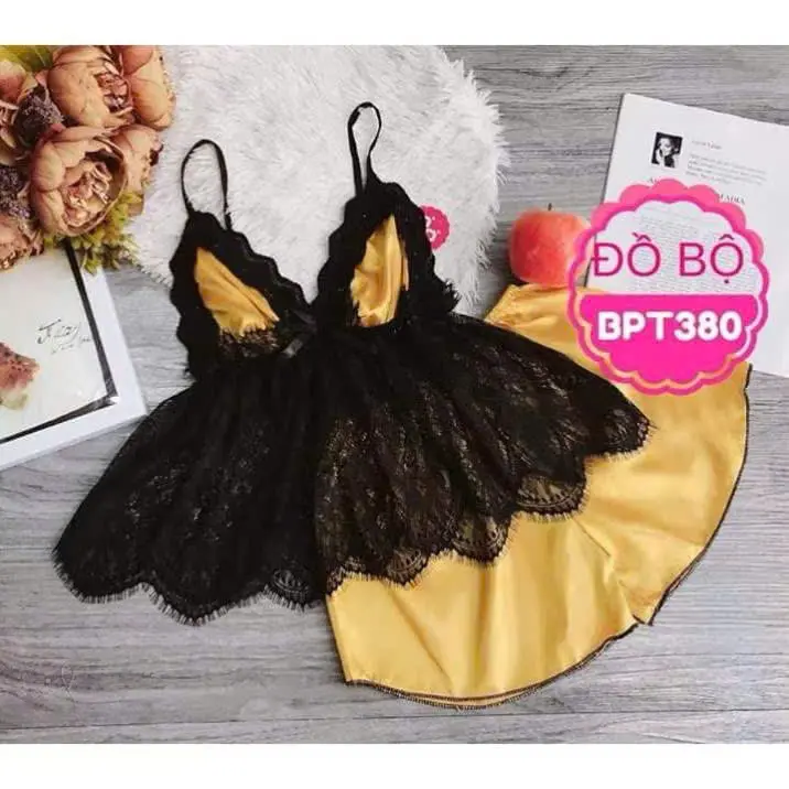 Đồ Ngủ Vải Lụa Mềm Mịn Quyến Rũ Cho Bạn Nữ (Đ2)